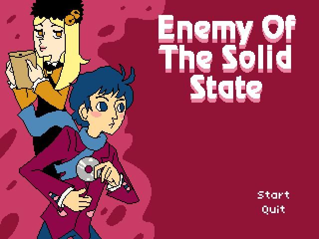 Enemy of the Solid State (Windows) screenshot: Title screen