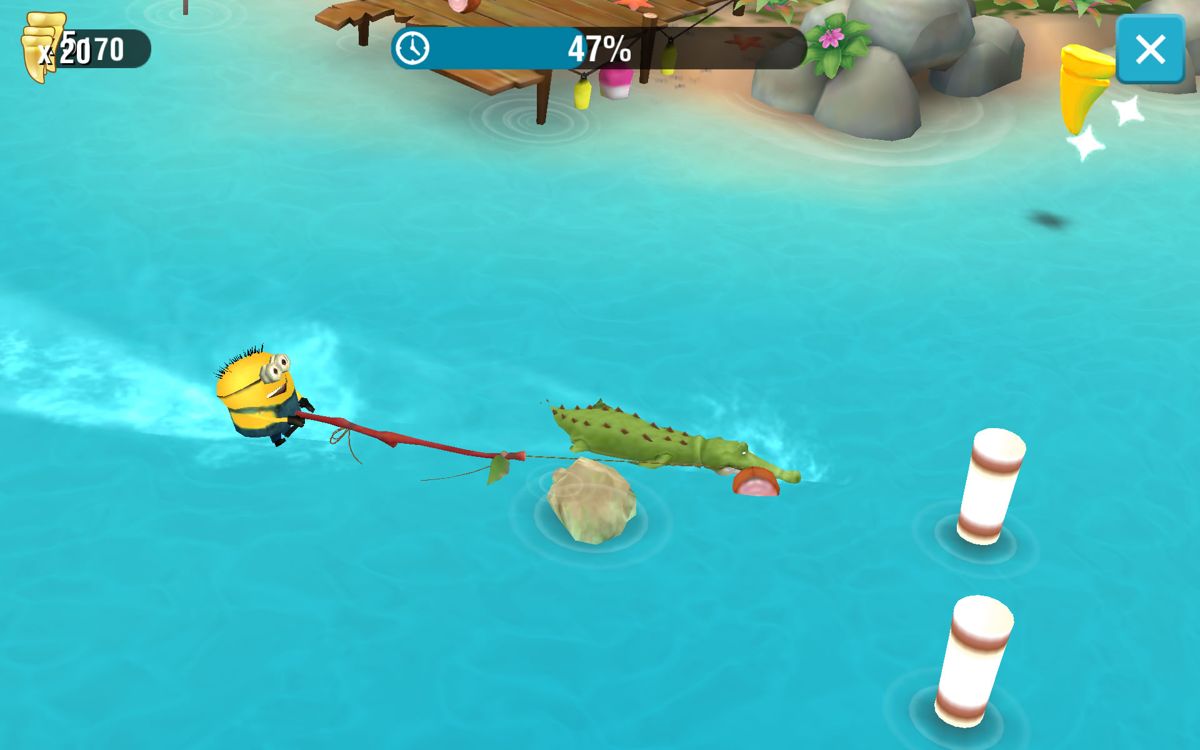 Screenshot of Minions Paradise (Android, 2015) MobyGames