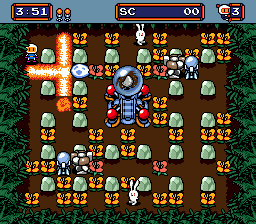 Mega Bomberman (Genesis) screenshot: Single Player Level