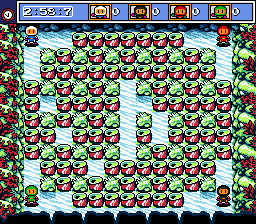 Mega Bomberman (Genesis) screenshot: There are different tilesets to battle on!