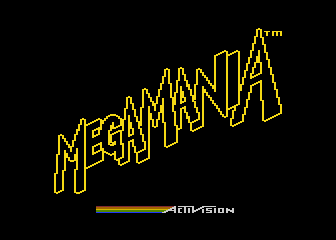 Megamania (Atari 5200) screenshot: Title screen