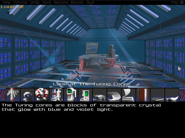 Mission Critical (DOS) screenshot: Computer Room