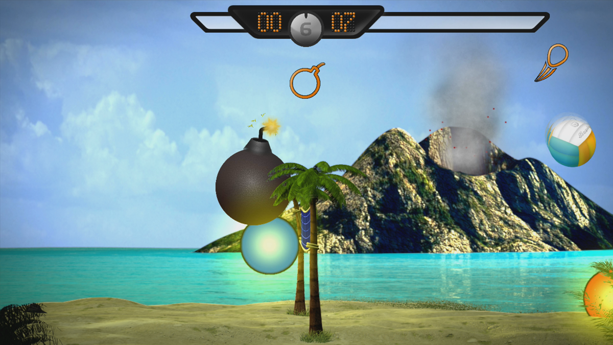 Volley (Xbox 360) screenshot: ...directly followed by a bomb (Trial version)