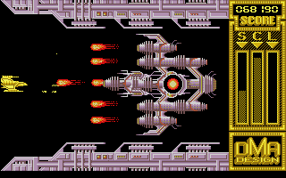 Menace (Atari ST) screenshot: The second level boss