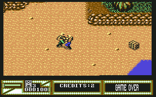 Mercs (Commodore 64) screenshot: Level 1