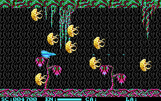Menace (DOS) screenshot: Jellyfish!