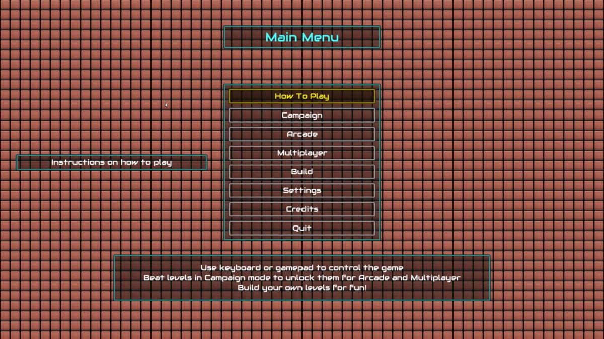 Worm Game (Stadia) screenshot: Main menu
