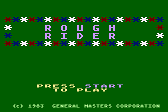 What Is Rough Rider Rough Rider (1983) - MobyGames