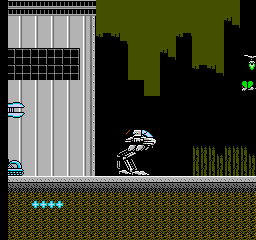 MetalMech: Man & Machine (NES) screenshot: Somewhere in Level 1