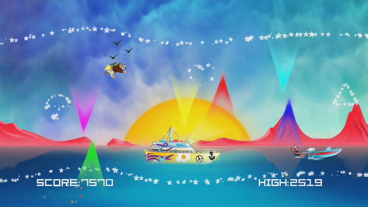 TKA: Techno Kitten Adventure (Xbox 360) screenshot: Dream Pack level (Trial version)