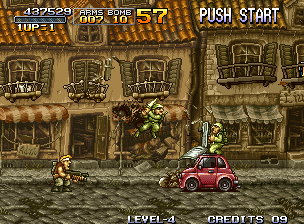 Screenshot Of Metal Slug Super Vehicle Neo Geo Mobygames