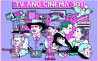 TV and Cinema 101: Trivia from Talkies to Trekkies (PC Booter) screenshot: title screen