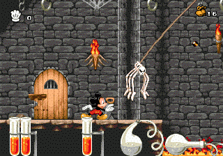 Mickey Mania (Genesis) screenshot: ..and everywhere