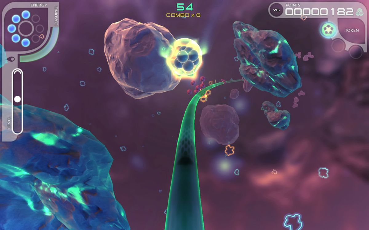 Fermi's Path (Windows) screenshot: Fermi can also jump.