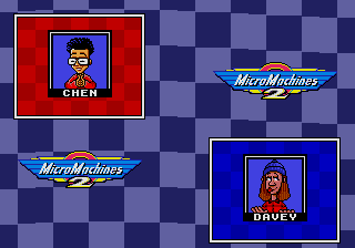 Micro Machines 2: Turbo Tournament (Genesis) screenshot: One on one