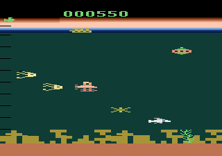 Bermuda Triangle (Atari 2600) screenshot: Squid sneaking up behind you