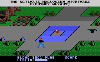 Midnight Mutants (Atari 7800) screenshot: The starting location