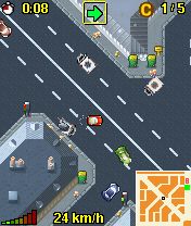 Midtown Madness 3 Mobile (J2ME) screenshot: MotorolaV3 Ingame