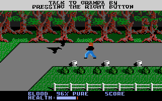 Midnight Mutants (Atari 7800) screenshot: Exploring the lands