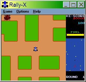 Microsoft Revenge of Arcade (Windows) screenshot: Rally-X