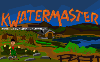 Skaut Kwatermaster (DOS) screenshot: Title screen (showing alternate title)