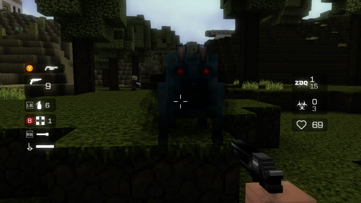 ZDQ II: Ghost Dogs (Xbox 360) screenshot: The ghost dog spawns in (Trial version)