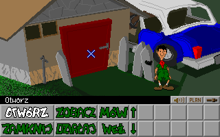 Skaut Kwatermaster (DOS) screenshot: Rustic beginning