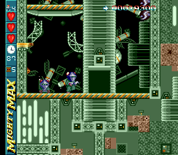 The Adventures of Mighty Max (Genesis) screenshot: Killed by violet guys