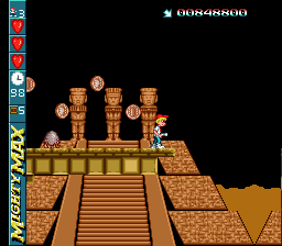 The Adventures of Mighty Max (Genesis) screenshot: Inca level