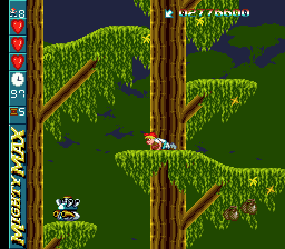 The Adventures of Mighty Max (Genesis) screenshot: Jungle level