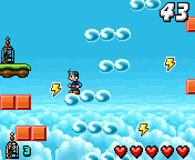 Batalha final de Miki's World The Lost Tiara na versão original J2ME para celulares Nokia