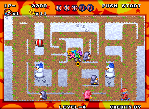 Screenshot of Neo Mr. Do! (Arcade, 1996) - MobyGames