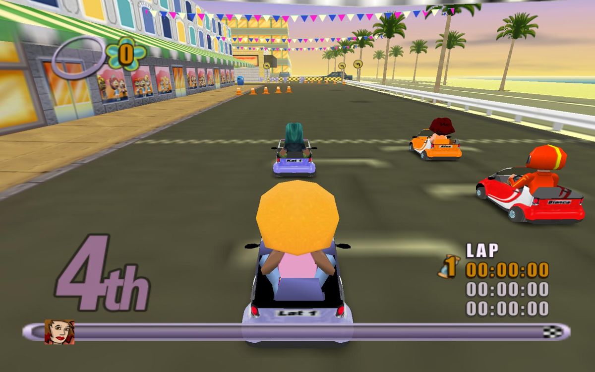 Action Girlz Racing (Windows) screenshot: Start