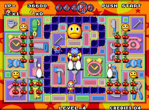 Screenshot of Neo Mr. Do! (Arcade, 1996) - MobyGames