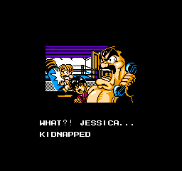 Mighty Final Fight (NES) screenshot: Intro Sequence