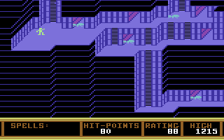Realm of Impossibility (Commodore 64) screenshot: Entering this multi leveled maze...