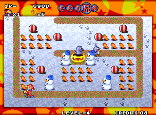 Screenshot of Neo Mr. Do! (Arcade, 1996) - MobyGames