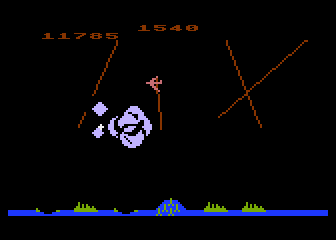 Screenshot of Missile Command (Atari 5200, 1980) - MobyGames