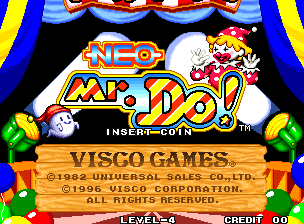 Neo Mr. Do! (Arcade) screenshot: Title