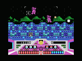 Mobile Suit Gundam (MSX) screenshot: Avoid incoming fire