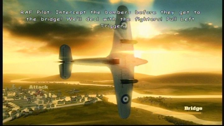 Blazing Angels: Squadrons of WWII (Xbox 360) screenshot: Heading to intercept a squad of Junkers Ju 87 dive-bombers better known as Stuka bombers.