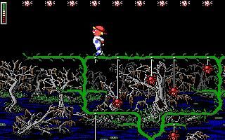 Monster Bash (DOS) screenshot: "I want candies!"