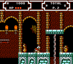 Disney's DuckTales 2 (NES) screenshot: Very nice graphics for a NES platform.