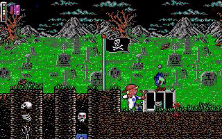 Monster Bash (DOS) screenshot: In game