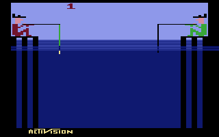 Fishing Derby (Atari 2600) screenshot: Title screen