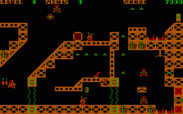 Monuments of Mars (DOS) screenshot: In game