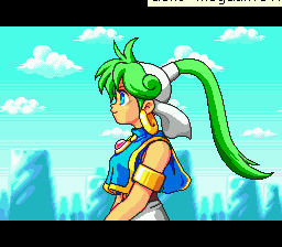 Monster World IV (Genesis) screenshot: Asha, the heroine