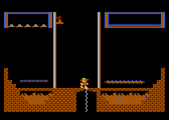 Montezuma's Revenge (Atari 5200) screenshot: The starting location