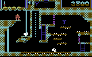 Screenshot of Montezuma's Revenge (Commodore 64, 1984) - MobyGames