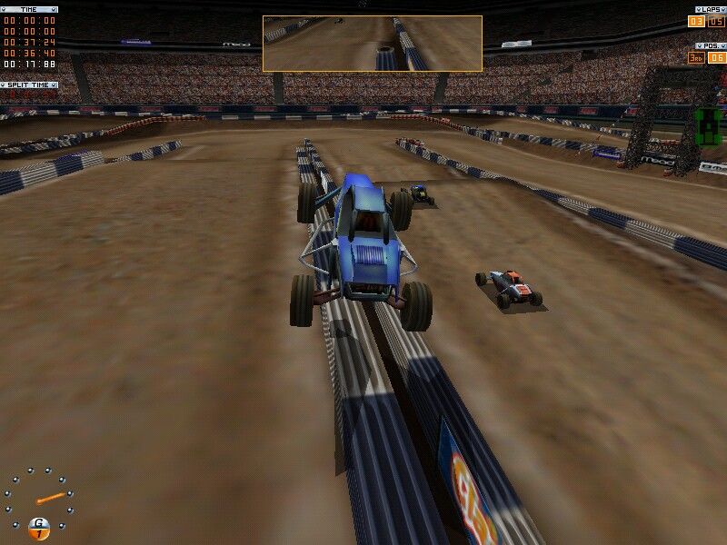 Leadfoot: Stadium Off-Road Racing (Windows) screenshot: Shortcut